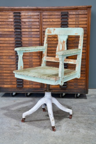 Koken barber chair - chair, antique