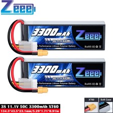 2x Zeee 3S 11.1V 3300mAh LiPo
