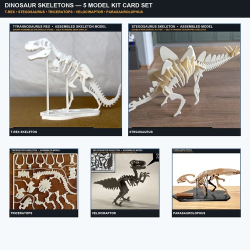 Dinosaur skeletons model kit - dinosaur,