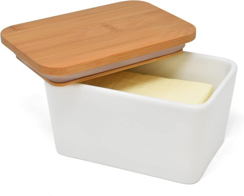Ceramic butter dish with - ceramic,
