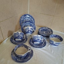 Copeland Spode Blue Italian part Tea-set