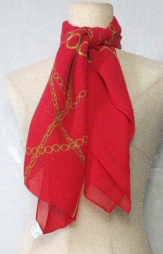 Maryan flourhorn silk scarf - silk,