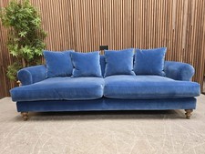 Sofa.com Teddy 3 Seater Sofa In Bahama Cotton Matt Velvet RRP:£2730