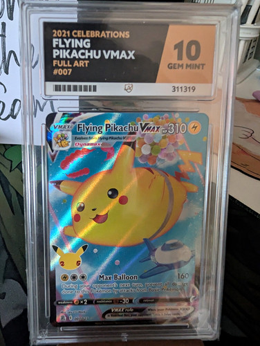 2021 flying pikachu vmax - pikachu,