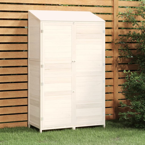 Garden shed white - garden,