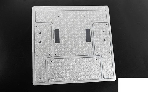 Steel rear bed - rear, plates