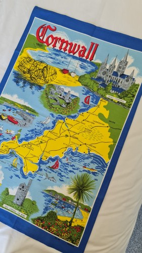 Richlin cornwall map printed - cornwall,