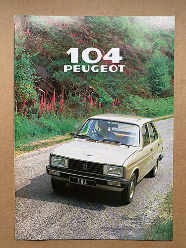 Peugeot 104 brochure 1979 - 104,