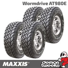 4 x Maxxis Wormdrive AT-980E