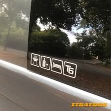 2 x Eat Drink Sleep T6 Window