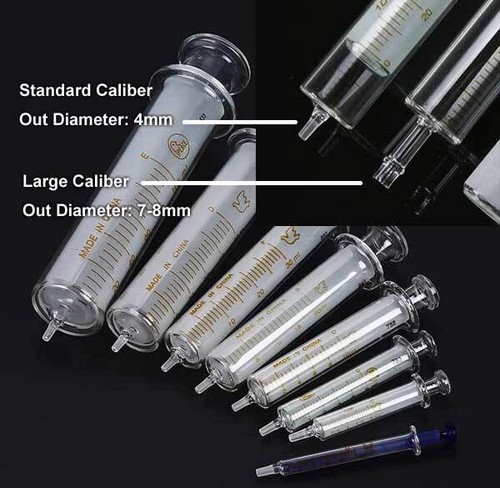 Glass syringe 1ml - glass, lab