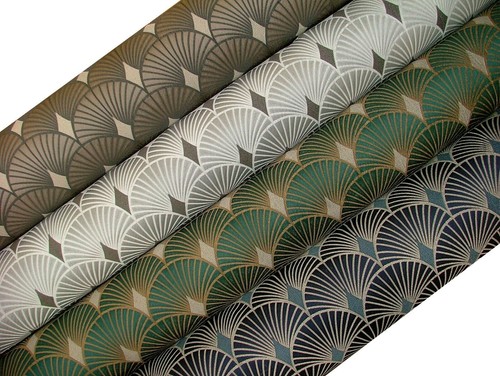Art deco curtain fabric - art,