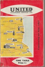 UNITED BUS TIMETABLE BOOK JUN