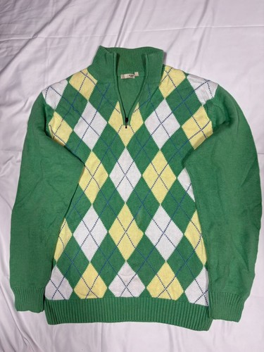 Men green argyle diamond - men’s,