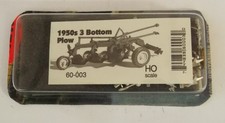 GHQ HO - 1950s 3-Bottom Furrow Plough - white metal model kit