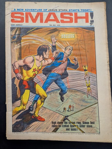 Smash comic 18th july 1970 - smash!,
