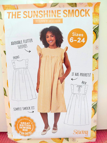 Love sewing sunshine - sewing, smock