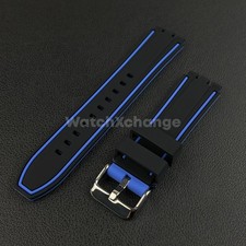 Blue Black Silicone Watch