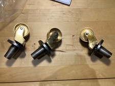 Grand Piano Wheels Solid Brass Steinway 40mm diameter