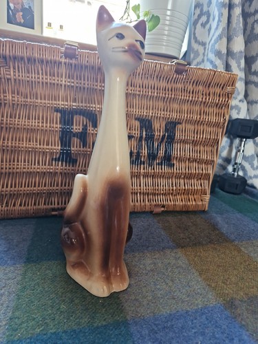 Vintage tall long neck siamese - vintage,