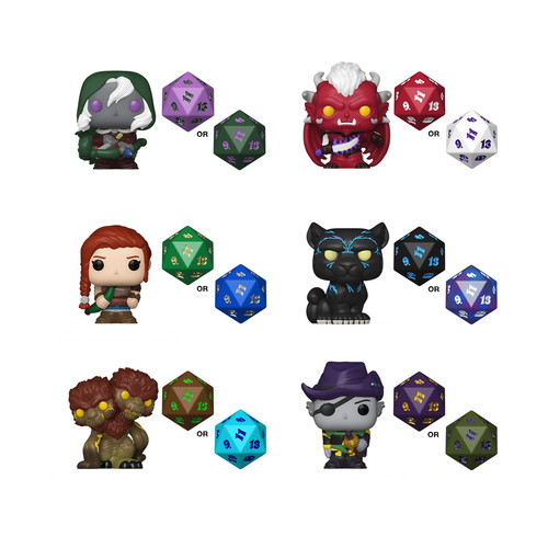Funko bitty pop die dungeons - funko,