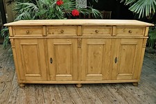 ? WOW! Quality! Old Antique Style Pine Kitchen Dresser Base/Sideboard/TV Stand