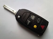 GENUINE VOLVO V40 V70 C70 S40 S60 S70 ETC 5BUTON REMOTE ALARM FLIP UNCUT KEY FOB