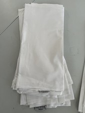 8 x Pillowcases  Bedding White  Ex Hotel Bed Linen 70% Cotton 30% Polyester