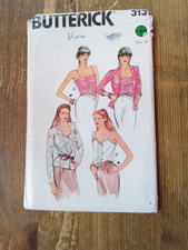 3131 Loose Fit Jacket and Camisole 10 Used 1980s Butterick Sewing Pattern