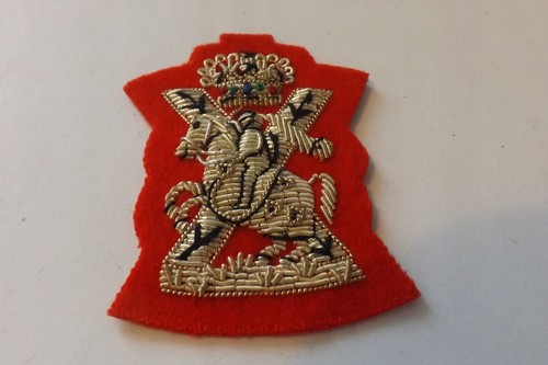 Military cloth bullion badge - cloth/bullion,