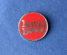 Vintage David Bowie Pin Badge
