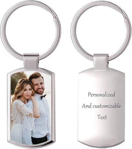 Personalised photo keyring - photo,