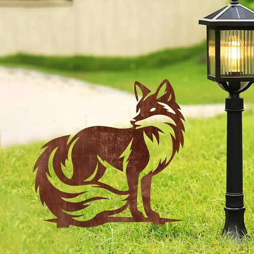 Fox acrylic ground plant pot - -,