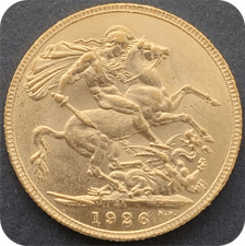 1926 Gold Sovereign  South