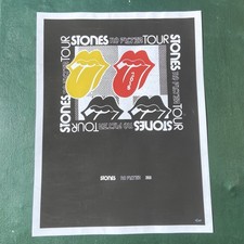 Rolling Stones Lithograph Poster 19” x 25” 2018 No Filter Tour Limited Edition
