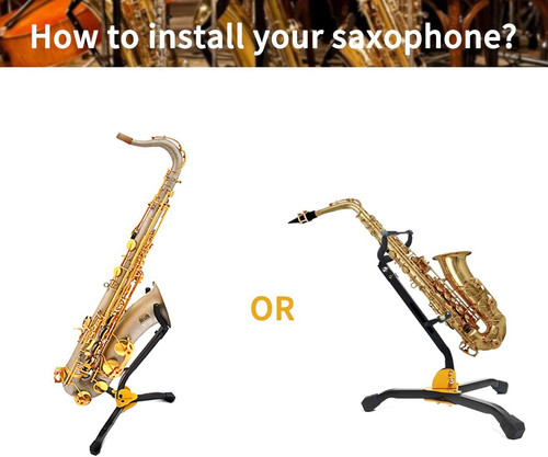 Saxophone stand foldable - saxophone, stand,
