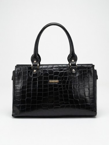 Balenciaga black croc embossed - balenciaga,