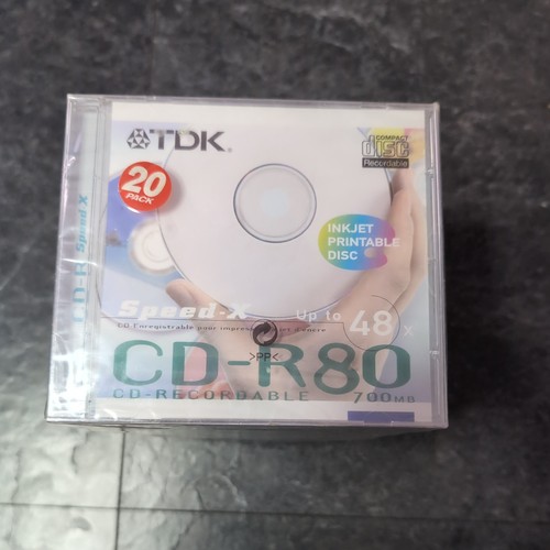 Tdk r80 recordable ink - cd-r80, cd-r