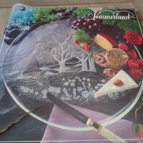 Glass cheese plate walther - glass,