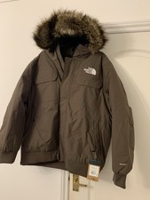 Men’s North Face McMurdo Bomber  Down Jacket Coat Parka Brown Waterproof XXL 2XL