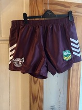 NRL manly sea eagles rugby shorts size 3xl