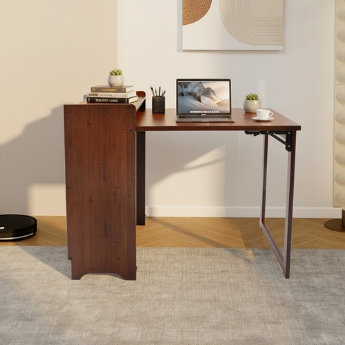 Folding desk with storage - desk,