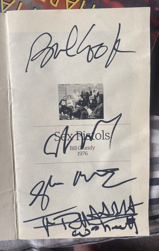 Sex pistols fully signed - pistols,