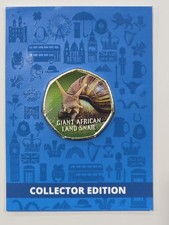 50p Shape Commemorative Giant African Land Snail Westminster Collector Edition