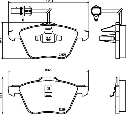 Don front brake - don, fits
