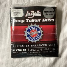 La Bella 0760M DEEP TALKIN' BASS **MEDIUM SCALE!**