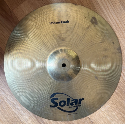 Solar sabian crash 40cm - solar, 16”/40cm