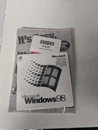 Windows install disc - 98,