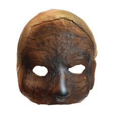 EGYPTIAN MUMMY MASK HALF FACE LATEX HALLOWEEN FANCY DRESS COSTUME ACCESSORY