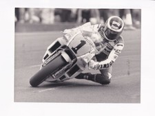 EDDIE LAWSON PHOTO MOTORCYCLING MOTOR CYCLE RACING YAMAHA DONINGTON GRAND PRIX